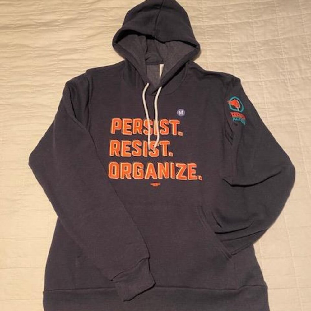 NWT Persist. Resist. Organize. Hoodie Size MED